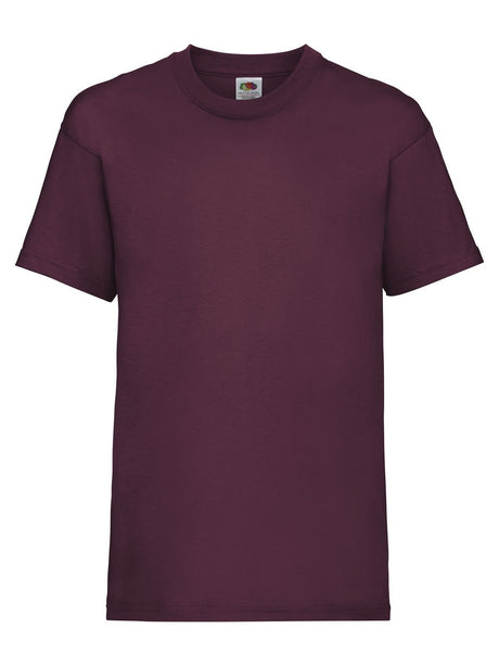 T-SHIRT KIDS VALUEWEIGHT T - FRUIT OF THE LOOMBordeaux