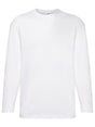 T-SHIRT VALUEWEIGHT LONG SLEEVE T - FRUIT OF THE LOOMBianco