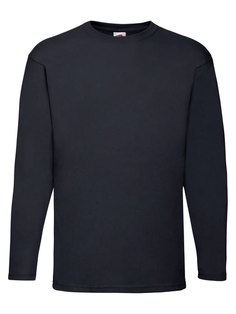 T-SHIRT VALUEWEIGHT LONG SLEEVE T - FRUIT OF THE LOOMBlu Scuro