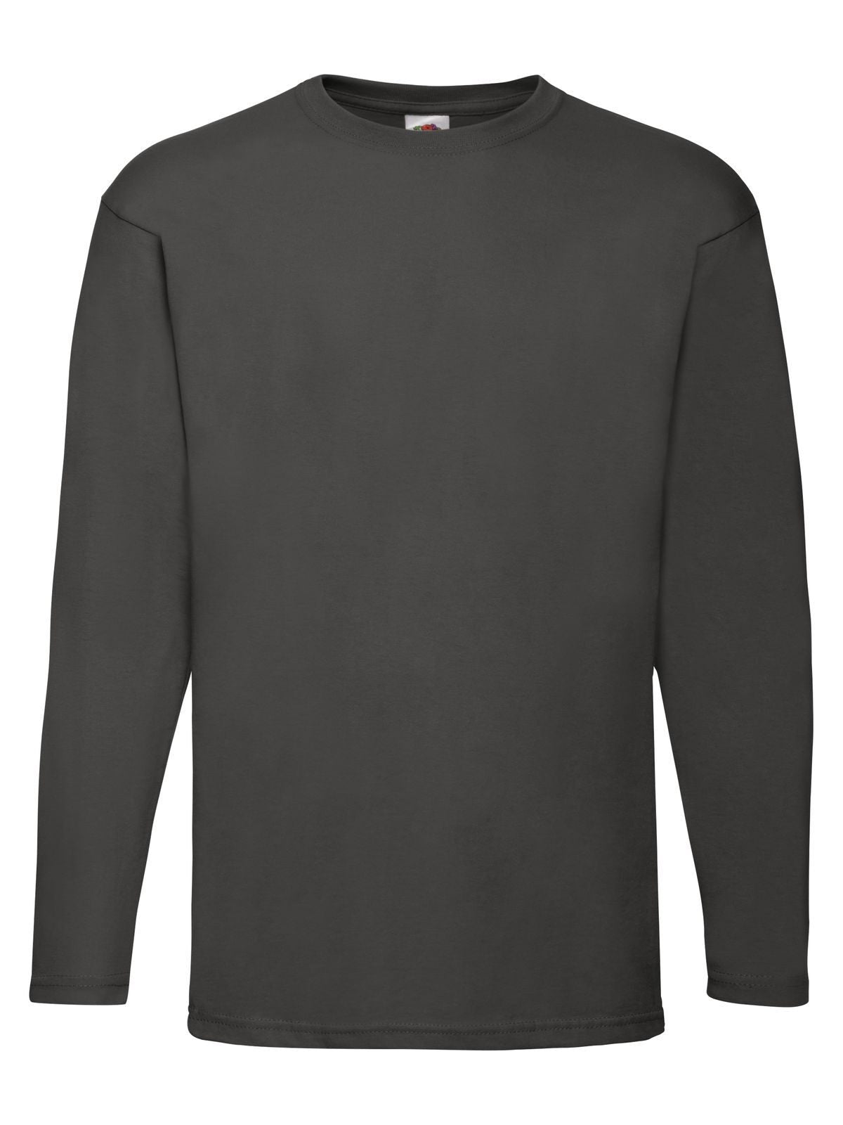 T-SHIRT VALUEWEIGHT LONG SLEEVE T - FRUIT OF THE LOOMGrafite