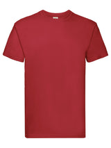 T-SHIRT SUPER PREMIUM T - FRUIT OF THE LOOMRosso