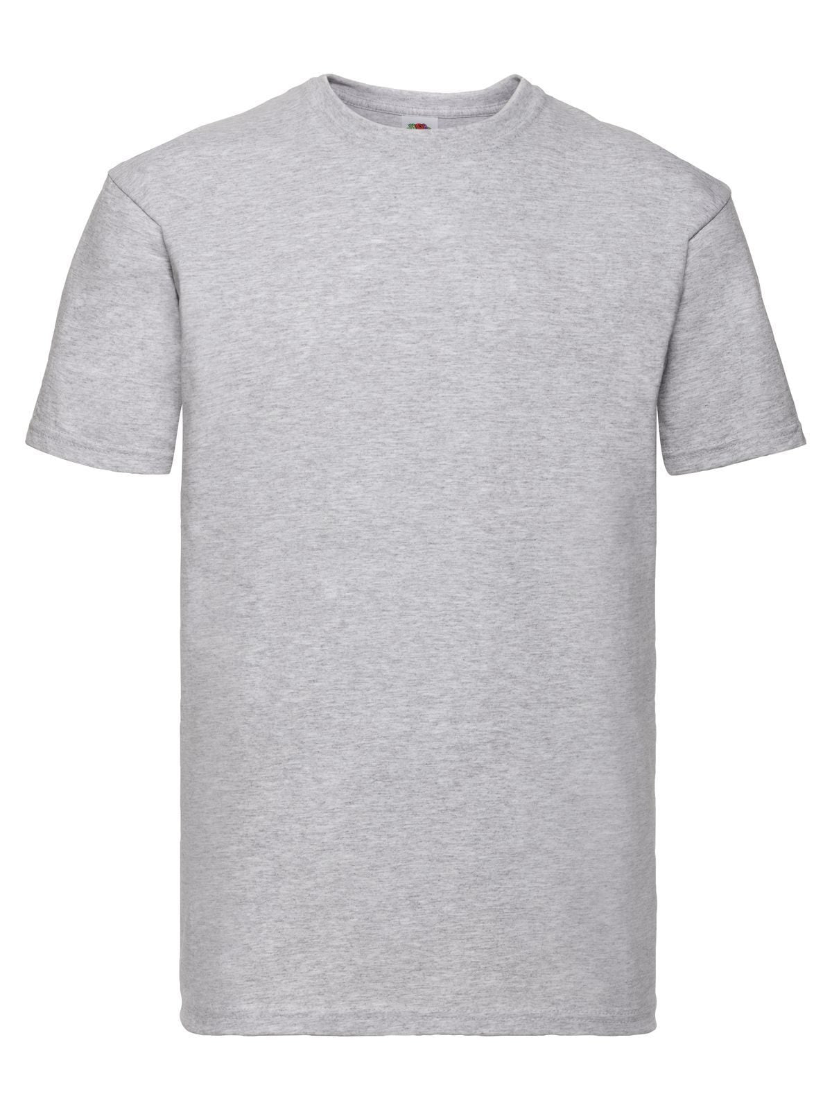 T-SHIRT SUPER PREMIUM T - FRUIT OF THE LOOMGrigio Melange