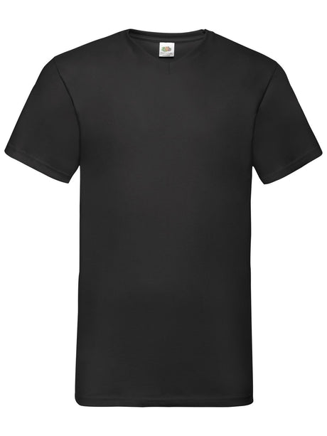 T-SHIRT VALUEWEIGHT V-NECK T - FRUIT OF THE LOOMNero