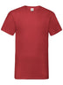 T-SHIRT VALUEWEIGHT V-NECK T - FRUIT OF THE LOOMRosso
