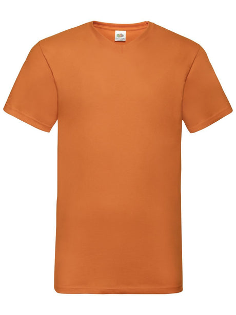 T-SHIRT VALUEWEIGHT V-NECK T - FRUIT OF THE LOOMArancione