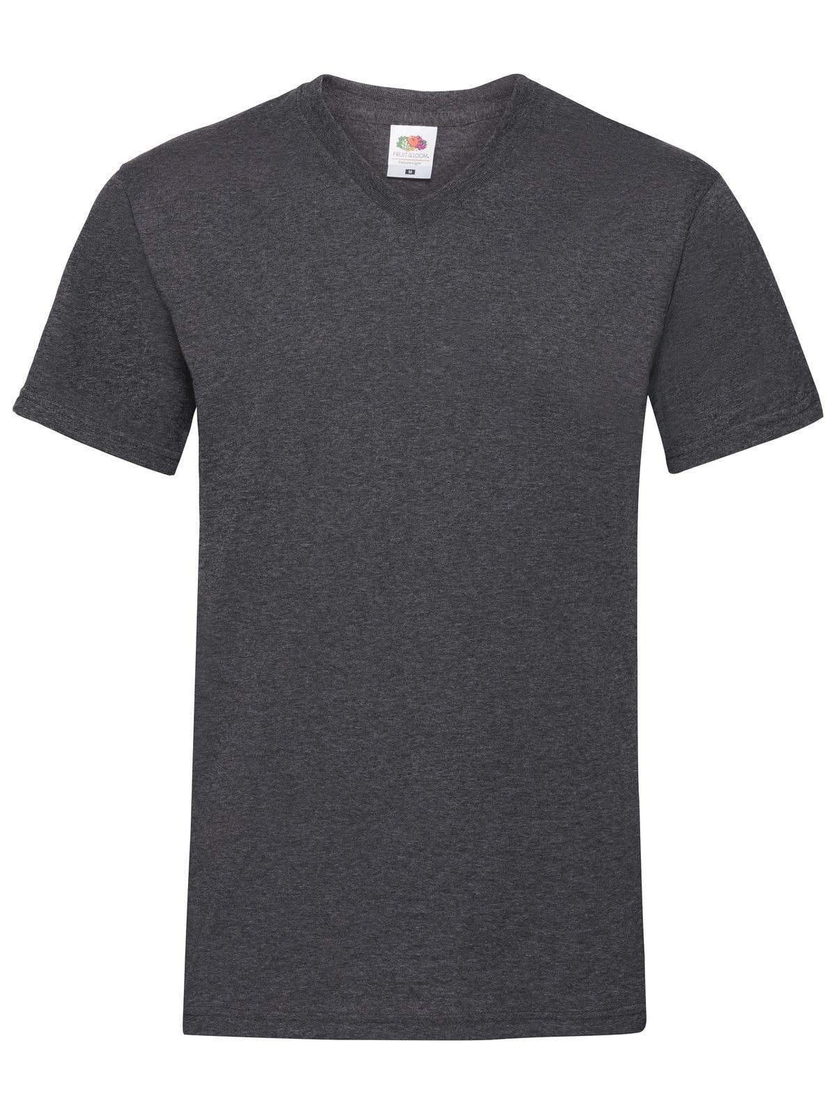 T-SHIRT VALUEWEIGHT V-NECK T - FRUIT OF THE LOOMGrigio Melange Scuro