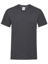 T-SHIRT VALUEWEIGHT V-NECK T - FRUIT OF THE LOOMGrigio Melange Scuro