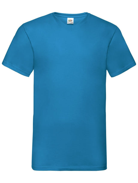 T-SHIRT VALUEWEIGHT V-NECK T - FRUIT OF THE LOOMAzzurro
