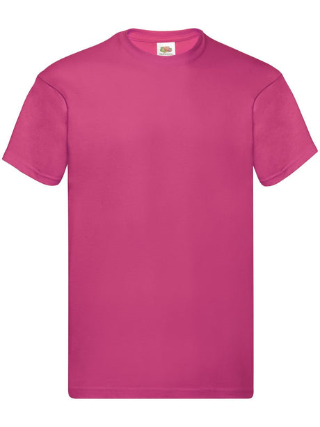 T-SHIRT ORIGINAL T - FRUIT OF THE LOOMFucsia