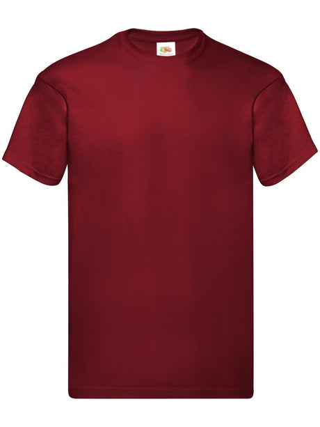 T-SHIRT ORIGINAL T - FRUIT OF THE LOOMRosso Mattone