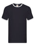 T-SHIRT VALUEWEIGHT RINGER T - FRUIT OF THE LOOMBlu-Bianco