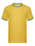 T-SHIRT VALUEWEIGHT RINGER T - FRUIT OF THE LOOMGirasole-Verde Prato