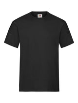 T-SHIRT HEAVY T - FRUIT OF THE LOOMNero
