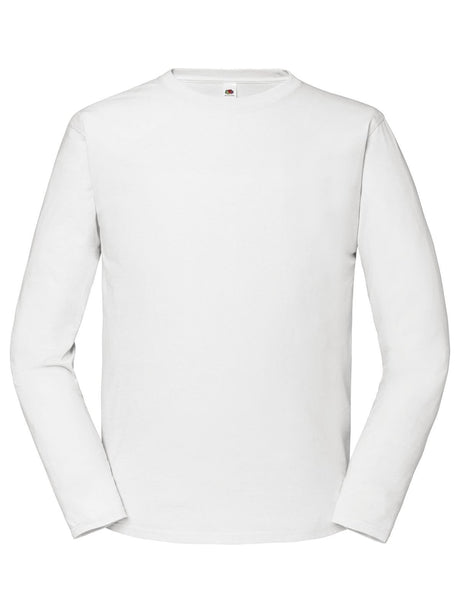 T-SHIRT ICONIC 195 LONG SLEEVE T - FRUIT OF THE LOOMBianco
