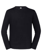 T-SHIRT ICONIC 195 LONG SLEEVE T - FRUIT OF THE LOOMNero
