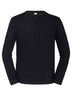 T-SHIRT ICONIC 195 LONG SLEEVE T - FRUIT OF THE LOOMNero