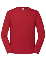 T-SHIRT ICONIC 195 LONG SLEEVE T - FRUIT OF THE LOOMRosso