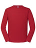 T-SHIRT ICONIC 195 LONG SLEEVE T - FRUIT OF THE LOOMRosso
