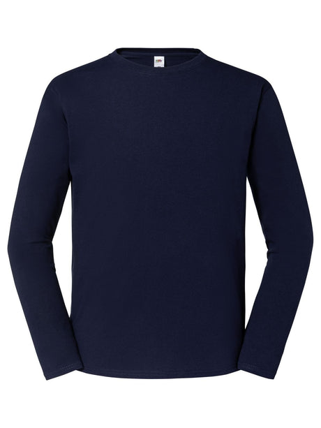 T-SHIRT ICONIC 195 LONG SLEEVE T - FRUIT OF THE LOOMBlu Scuro