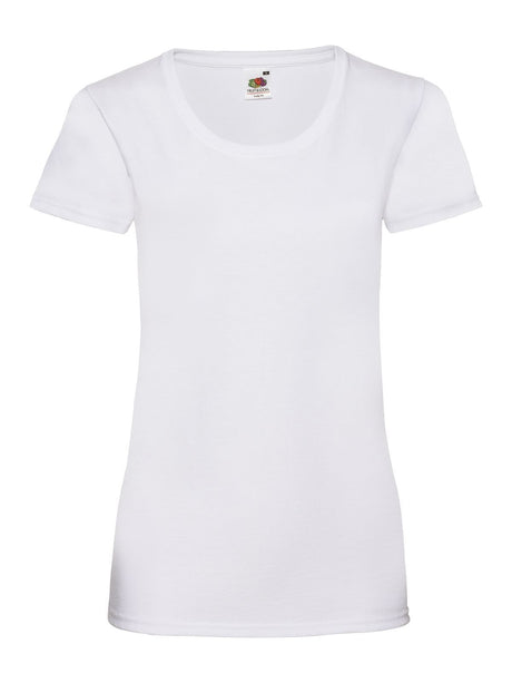 T-SHIRT LADIES VALUEWEIGHT T - FRUIT OF THE LOOMBianco