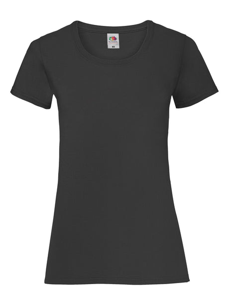 T-SHIRT LADIES VALUEWEIGHT T - FRUIT OF THE LOOMNero