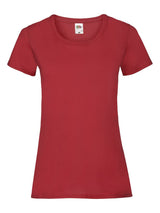 T-SHIRT LADIES VALUEWEIGHT T - FRUIT OF THE LOOMRosso