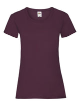 T-SHIRT LADIES VALUEWEIGHT T - FRUIT OF THE LOOMBordeaux