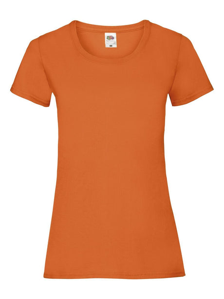 T-SHIRT LADIES VALUEWEIGHT T - FRUIT OF THE LOOMArancione