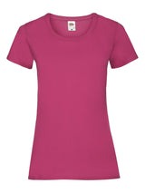 T-SHIRT LADIES VALUEWEIGHT T - FRUIT OF THE LOOMFucsia