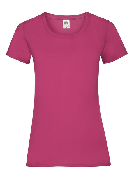 T-SHIRT LADIES VALUEWEIGHT T - FRUIT OF THE LOOMFucsia