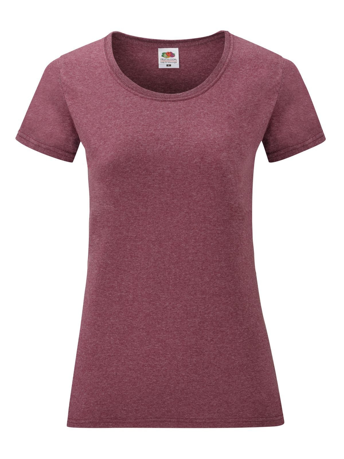 T-SHIRT LADIES VALUEWEIGHT T - FRUIT OF THE LOOMBordeaux Vintage