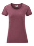 T-SHIRT LADIES VALUEWEIGHT T - FRUIT OF THE LOOMBordeaux Vintage