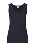 CANOTTA LADIES VALUEWEIGHT ATHLETIC VEST - FRUIT OF THE LOOMBlu Scuro