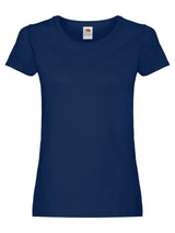 T-SHIRT LADIES ORIGINAL T - FRUIT OF THE LOOMBlu Navy