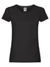 T-SHIRT LADIES ORIGINAL T - FRUIT OF THE LOOMNero
