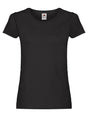T-SHIRT LADIES ORIGINAL T - FRUIT OF THE LOOMNero