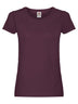 T-SHIRT LADIES ORIGINAL T - FRUIT OF THE LOOMBordeaux
