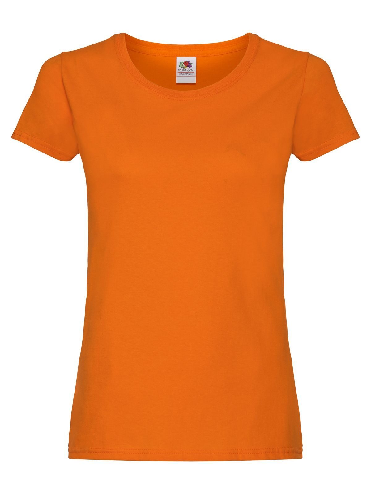 T-SHIRT LADIES ORIGINAL T - FRUIT OF THE LOOMArancione