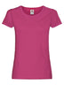 T-SHIRT LADIES ORIGINAL T - FRUIT OF THE LOOMFucsia
