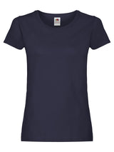 T-SHIRT LADIES ORIGINAL T - FRUIT OF THE LOOMBlu Scuro
