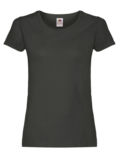 T-SHIRT LADIES ORIGINAL T - FRUIT OF THE LOOMGrafite