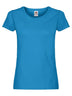 T-SHIRT LADIES ORIGINAL T - FRUIT OF THE LOOMAzzurro