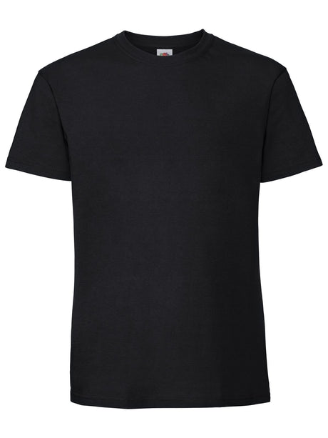 T-SHIRT ICONIC 195 T - FRUIT OF THE LOOMNero