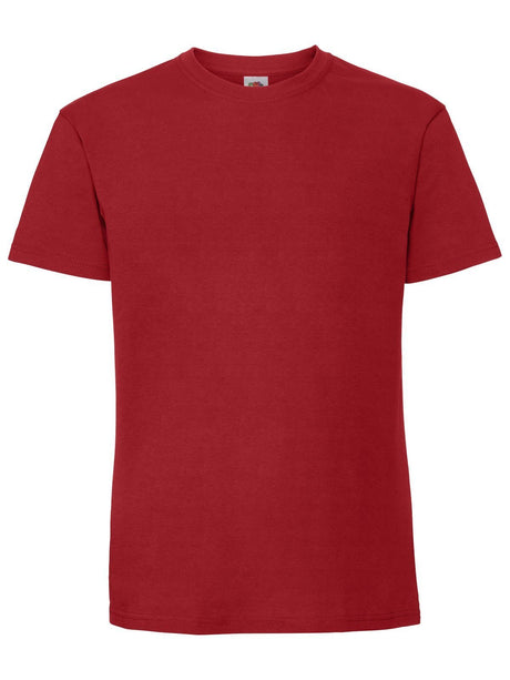 T-SHIRT ICONIC 195 T - FRUIT OF THE LOOMRosso