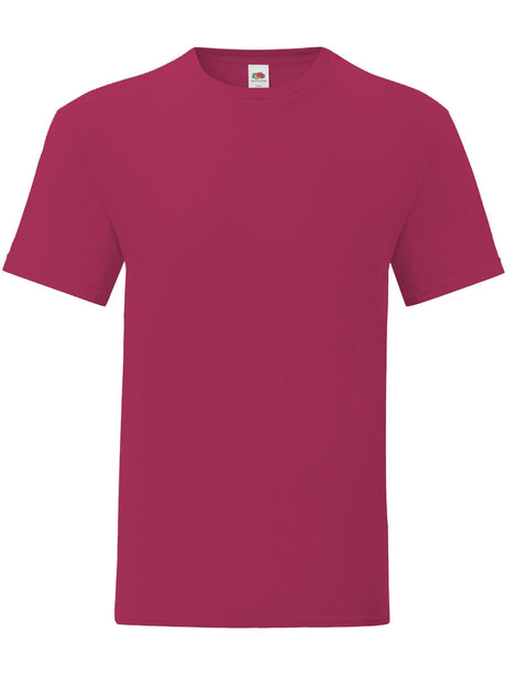 T-SHIRT ICONIC 195 T - FRUIT OF THE LOOMRosso Mirtillo