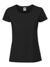 T-SHIRT LADIES ICONIC 195 T - FRUIT OF THE LOOMNero