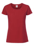 T-SHIRT LADIES ICONIC 195 T - FRUIT OF THE LOOMRosso