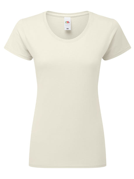 T-SHIRT LADIES ICONIC 195 T - FRUIT OF THE LOOM