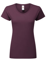 T-SHIRT LADIES ICONIC 195 T - FRUIT OF THE LOOM