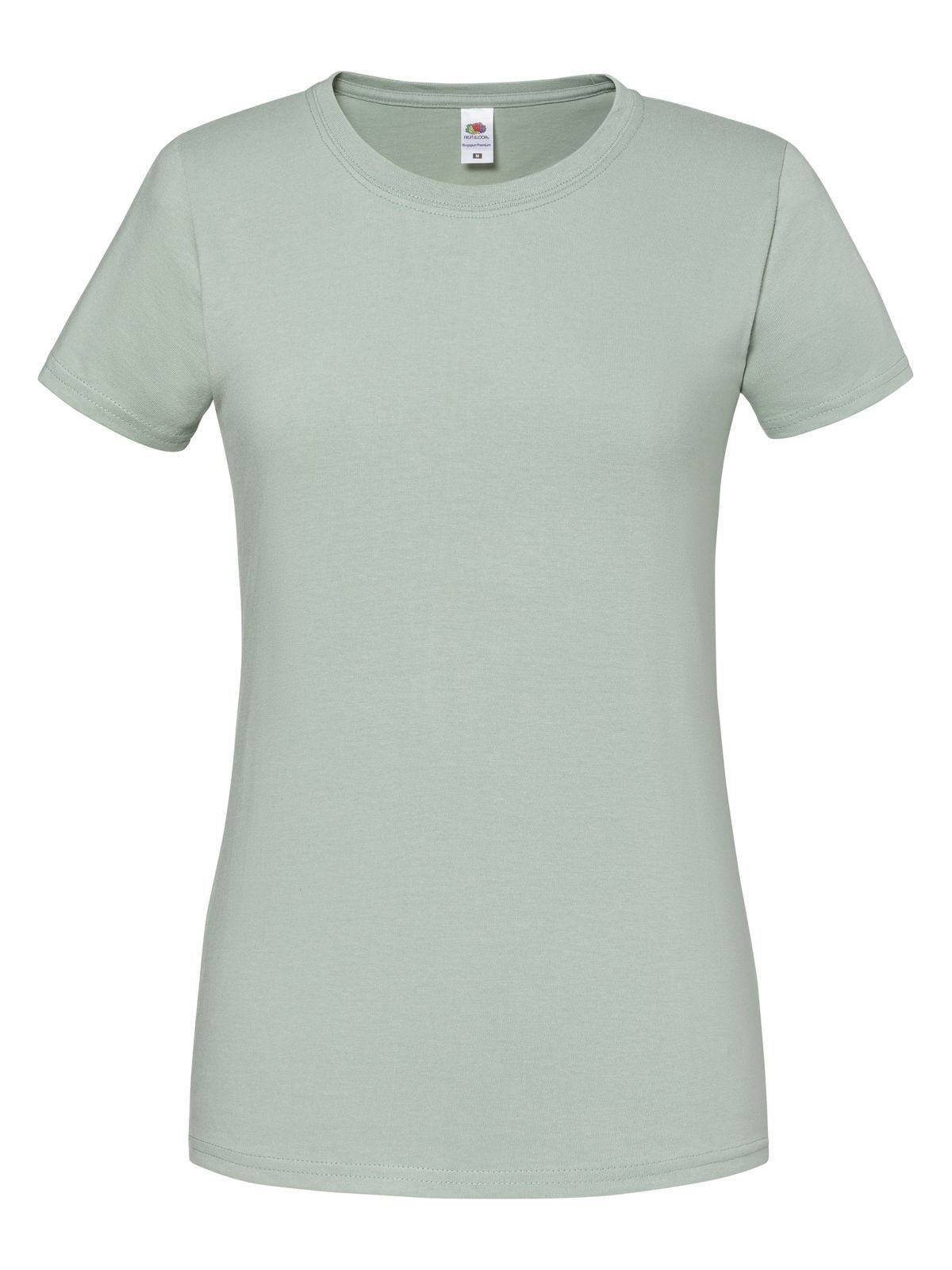 T-SHIRT LADIES ICONIC 195 T - FRUIT OF THE LOOMVerde Salvia